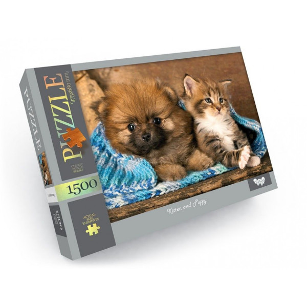 Пазли C1500-04-01-10, 1500 елементів  Пухнастики (C1500-04-01)