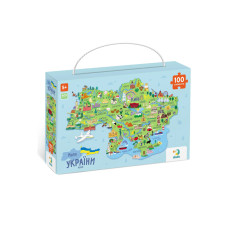 300267 Пазл «Карта Украины» 100 элементов(300267)