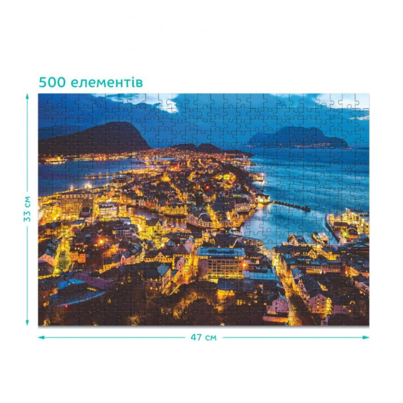 Пазл DoDo "Олесунн. Норвегія" 300382 500 елменти
