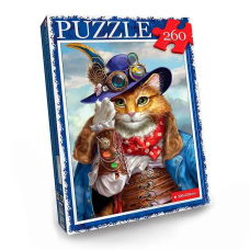 Пазл "Кот в шляпе-2" Danko Toys C260-13-13, 260 эл.(C260-13-13)