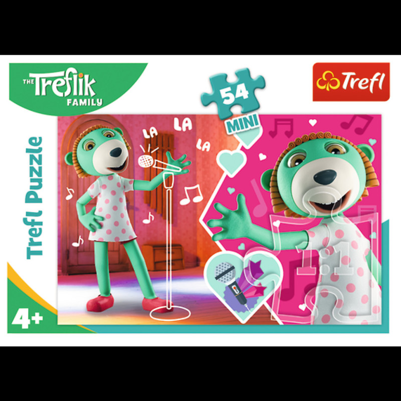 Пазли дитячі Сім&#39;я Трефліків "Музика" Trefl 19666 54 елементи, міні