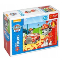 Пазл (Міні-Максі) Nickelodeon: "Щенячий патруль", "Рятувальник пожежний" Trefl 21070 (20 ел.)