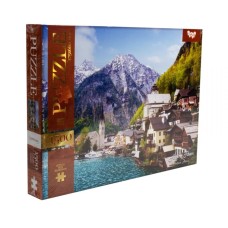 Пазл "Альпийский городок Австрия" Danko Toys C1500-03-06, 1500 эл.