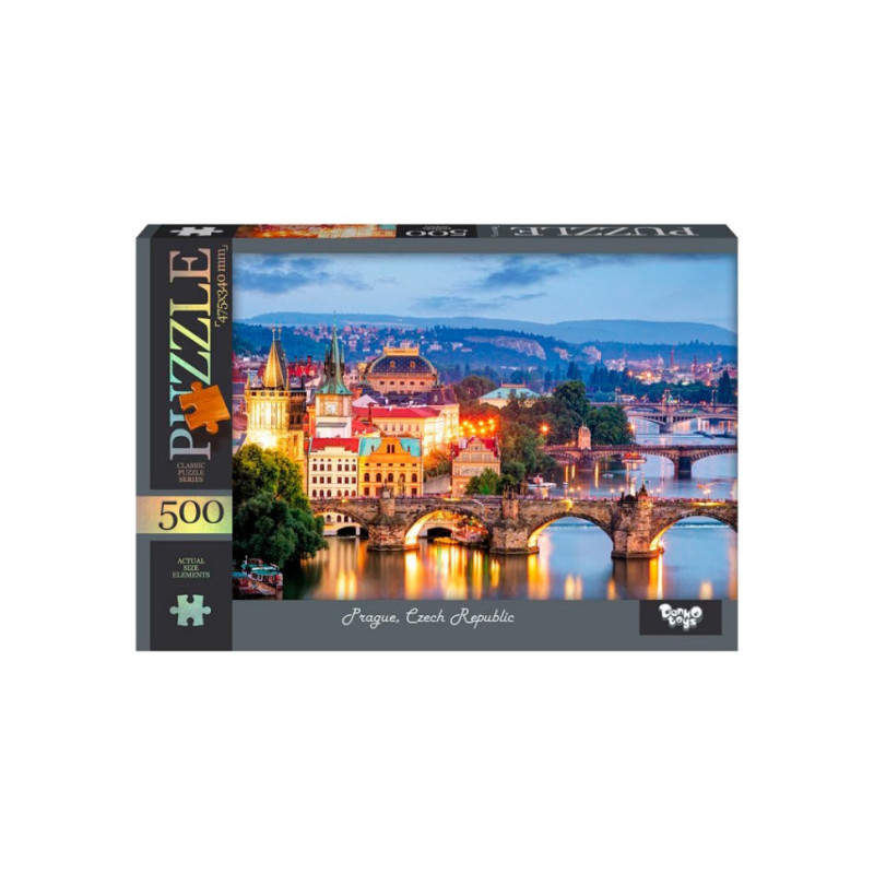 Пазл "Prague. Czech republic" Danko Toys C500-14-01, 500 эл.