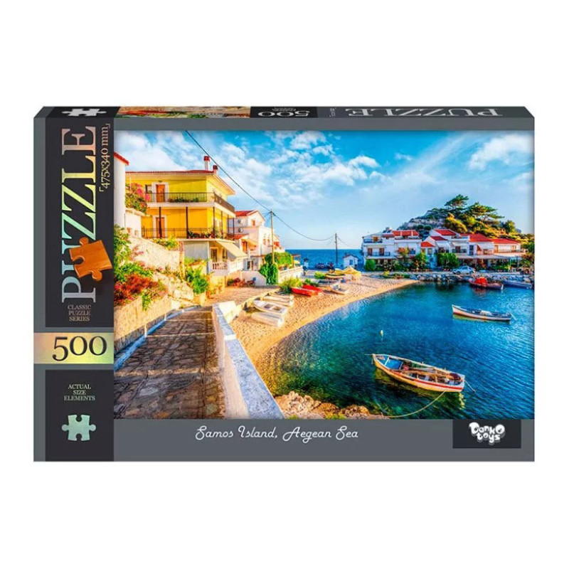 Пазл "Samos Island. Aegean Sea" Danko Toys C500-14-03, 500 эл.