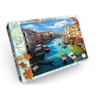 Пазл "Гранд-канал Венеция" Danko Toys C500-11-12, 500 эл. Пазл "Гранд-канал Венеция" Danko Toys C500-11-12, 500 эл.