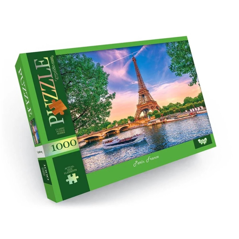 Пазл "Paris, France" Danko Toys C1000-12-04, 1000 ел.
