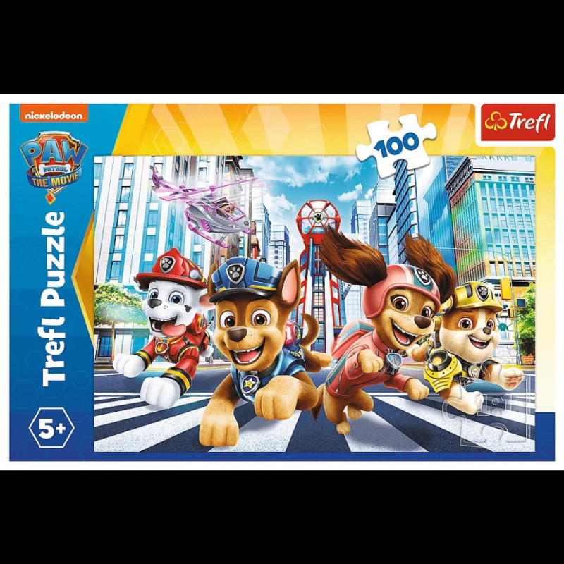 Пазли Trefl 16414 "Весела команда" /Nickelodeon: "Щенячий патруль"/100 елм