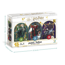 Дитячий пазл 3 в 1 "Династія чарівників" 200575 набір 4 в 1 (200575)