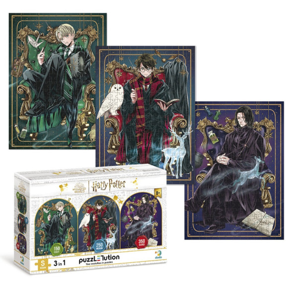 Дитячий пазл 3 в 1 "Династія чарівників" 200575 набір 4 в 1 (200575)