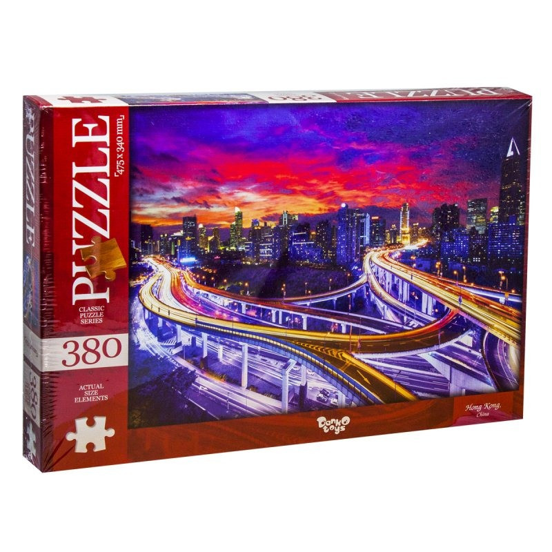 Пазл "Гонконг" Danko Toys C380-04-04, 380 ел.