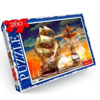 Пазл "Морська битва" Danko Toys C260-13-05, 260 ел.