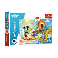 Дитячі пазли Disney "Цікавий день для Міккі Мауса" Trefl 17359 60 елементів