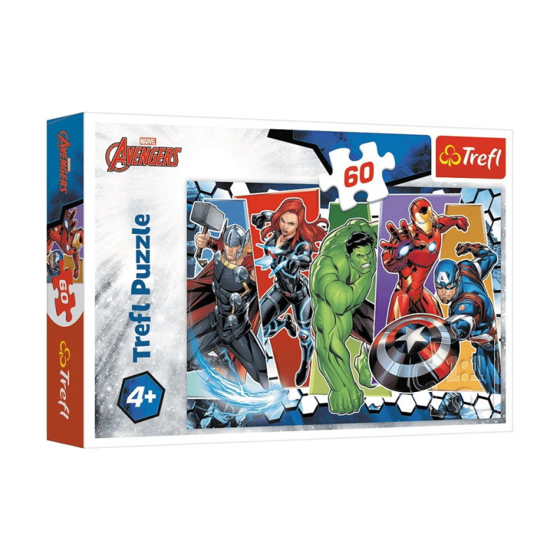 Дитячі пазли Marvel "Непереможні месники" Trefl 17357 60 елементів
