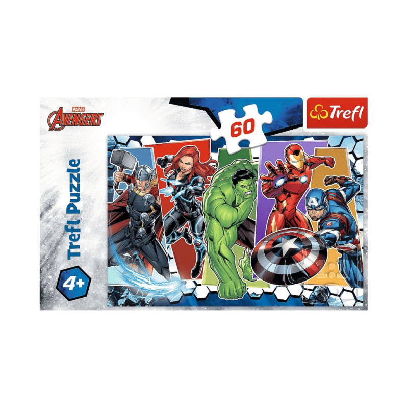 Дитячі пазли Marvel "Непереможні месники" Trefl 17357 60 елементів