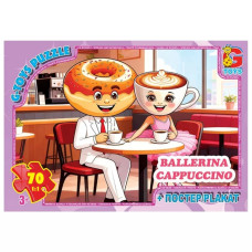 Детский пазл "Привет из Италии - Балерина-Капучино" ZC382 постер, 70 элементов(ZC382)