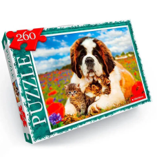 Пазл "Лучшие друзья" Danko Toys C260-13-08, 260 эл.(C260-13-08)