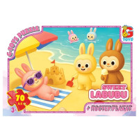 Дитячий пазл "Веселі Лабубу" LAB42 постер, 70 елементів (LAB42)