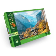 Пазл "Lauterbrunnen, Switzerland" Danko Toys C1000-12-07, 1000 эл.(C1000-12-07)
