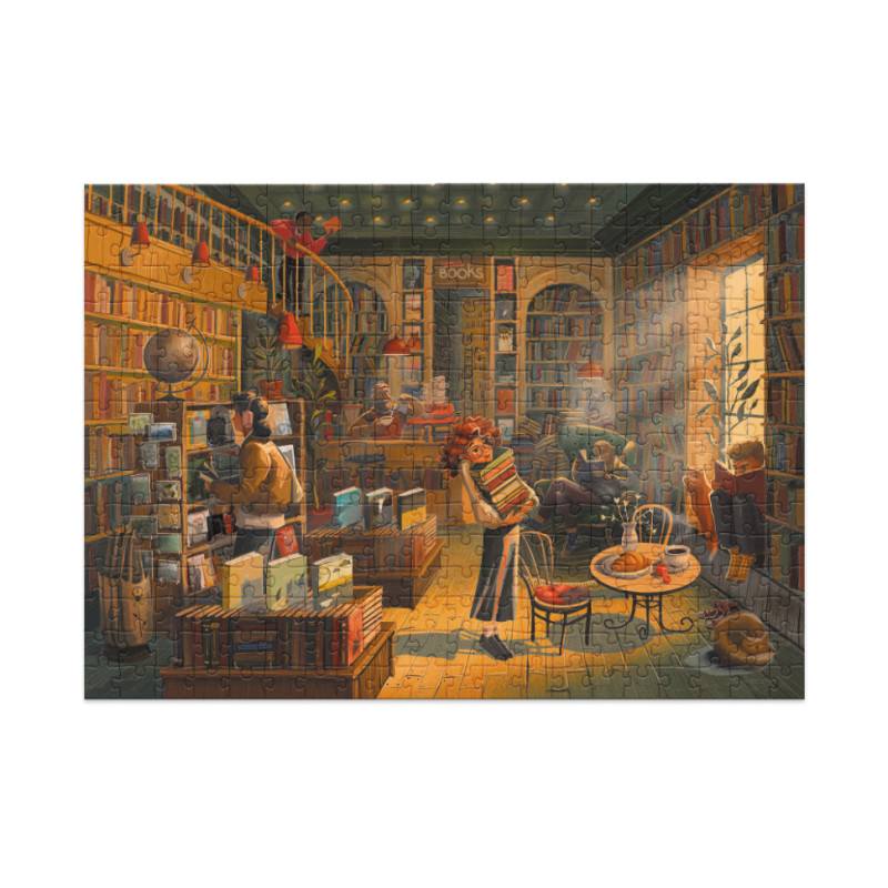 Пазл класичний "Книжковий магазин" 300602, 300 елементів