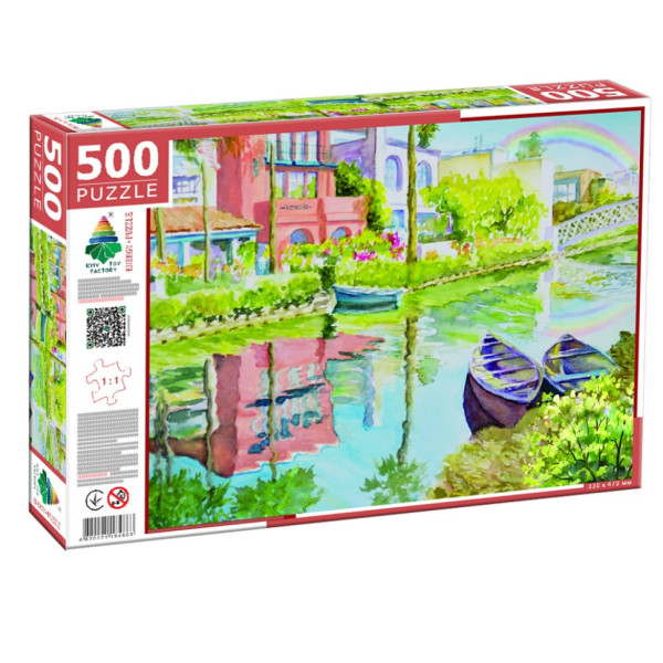 Пазл классический "Венеция цвета" 84863, 500 элементов(84863)