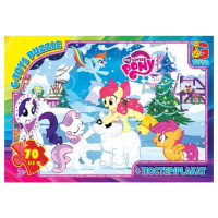 Дитячий пазл "My little Pony" MLP034 постер, 70 елементів (MLP034)