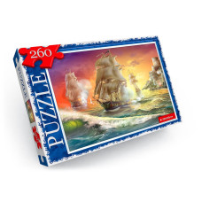 Пазлы детские "Морские баталии" C260-12-04, 260 элементов(C260-12-04)