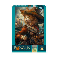 Пазл "Капитан кот" C1000-13-04, 1000 элементов(C1000-13-04)