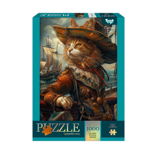 Пазл "Капітан кіт" C1000-13-04, 1000 елементів (C1000-13-04)