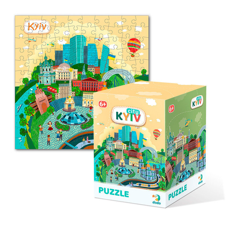 Дитячі пазли Міста "Київ" DoDo 300168, 120 елементів