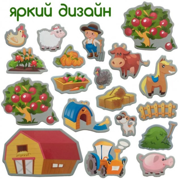 Набір магнітів Magdum "Весела Ферма" ML4031-10 EN (ML4031-10 EN)