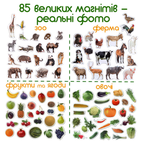 Набір магнітів Magdum "Дитячий світ" ML 4031-61 EN (ML4031-61 EN)