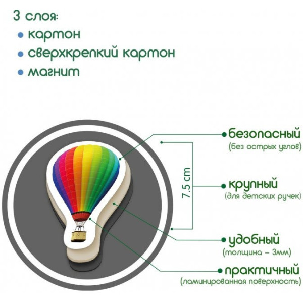 Набір магнітів Magdum Транспорт ML4031-17 EN (ML4031-17 EN)