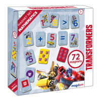 Набір магнітів  Magdum МЕ 5031-42 "Трансформери. Математика" (ME 5031-42)