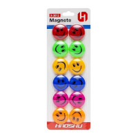 Магніт для дошки "Смайлик" COLOR-IT X-3012 діаметр 3 см (X-3012)