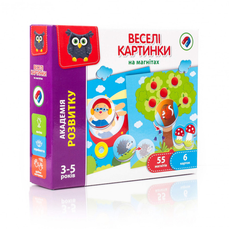 Магнітна гра для досточки VT5422  укр. мовою