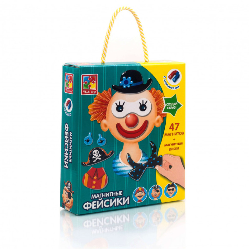 Дитяча магнітна гра VT3702, 50 деталей