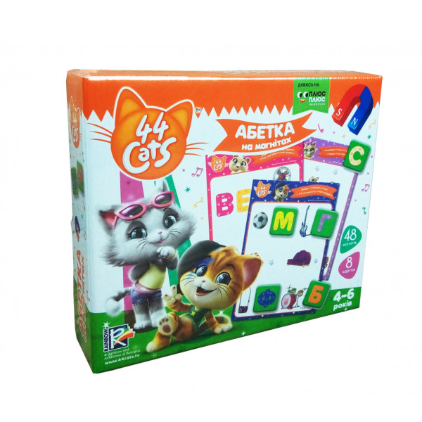 Абетка на магнітах 44 Cats VT5411-07 укр. мовою