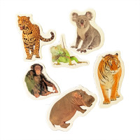 Дитячий набір магнітів "Тварини ЗОО" ML4032-22 в наборі 6 магнітів (ML4032-22)