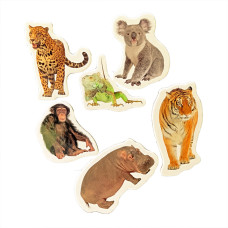 Дитячий набір магнітів "Тварини ЗОО" ML4032-22 в наборі 6 магнітів (ML4032-22)