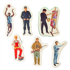 Дитячий набір магнітів "Професії" ML4032-29 в наборі 6 магнітів (ML4032-29)