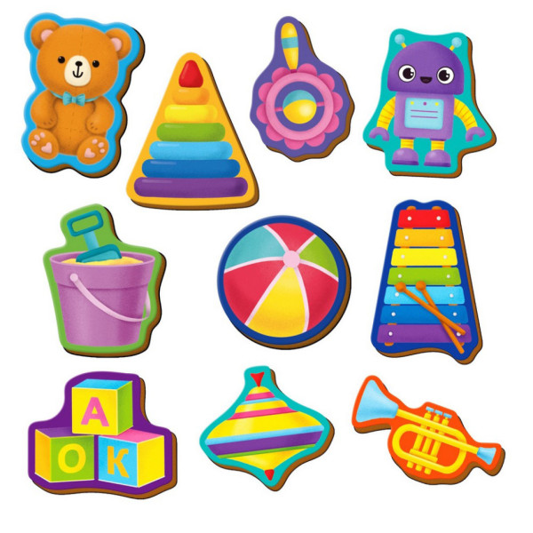 Дитячий набір магнітів "Іграшки" VT3106-33, 10 магнітів (VT3106-33)