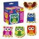 Дитячий набір магнітів "Кольорові совенята" VT3106-38, 10 магнітів (VT3106-38)