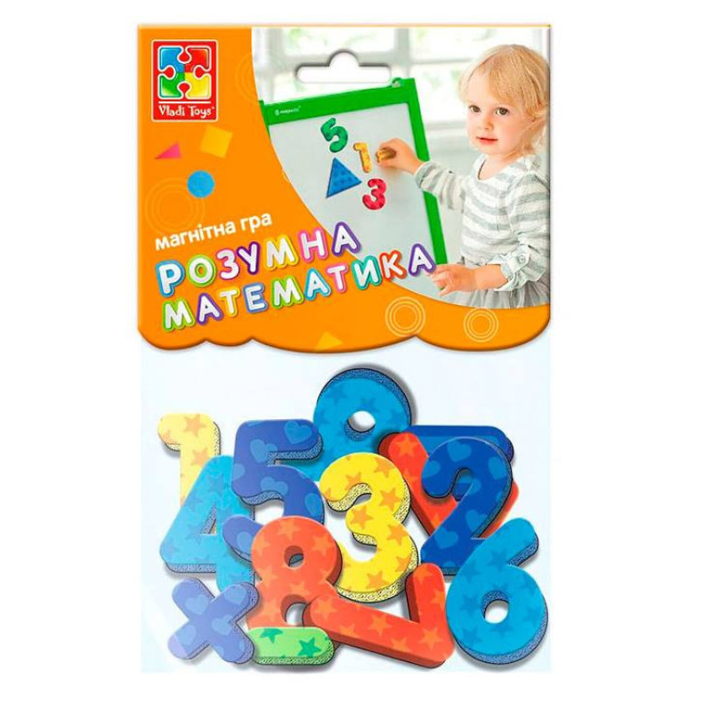 Магнітні цифри і математичні знаки VT5900-01 укр. мовою
