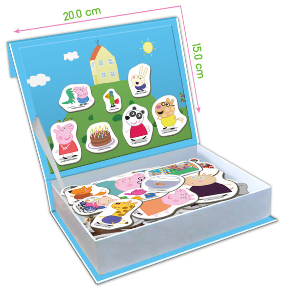 Набір магнітів "Магнітна історія Сім'я Пеппи" МЕ 5031-15, 68 магнітних деталей (МЕ 5031-15)