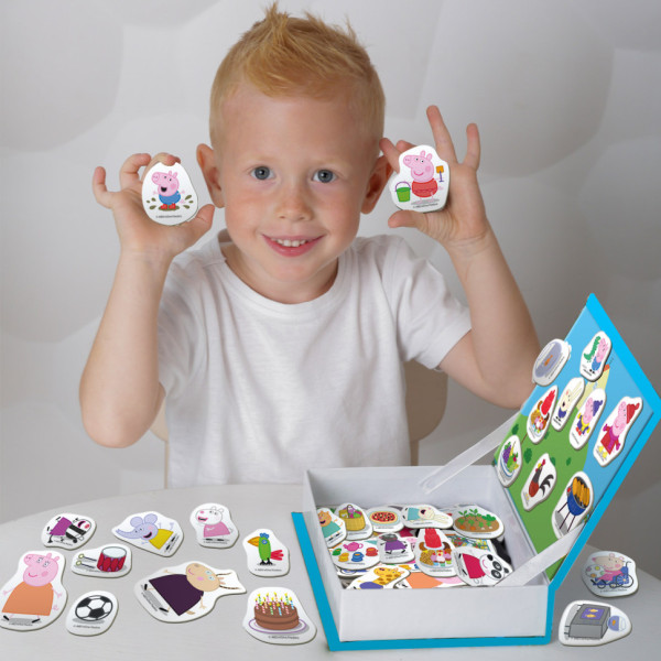 Набір магнітів "Магнітна історія Сім'я Пеппи" МЕ 5031-15, 68 магнітних деталей (МЕ 5031-15)