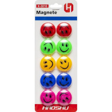 Магнит для доски "Смайлик" X-3010 D 3 см                                     (X-3010)