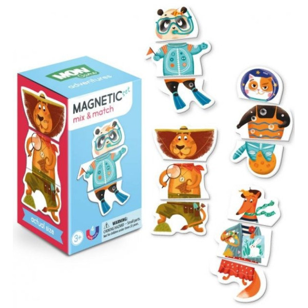 Дитячий набір магнітів "Пригоди" Mon Game 200216