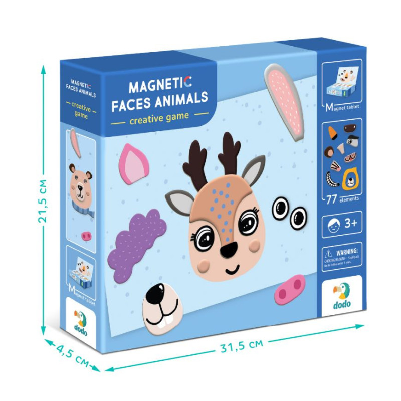 Игра на магнитах "Магнитные мордочки" DoDo Toys 200209