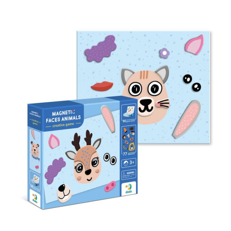 Игра на магнитах "Магнитные мордочки" DoDo Toys 200209